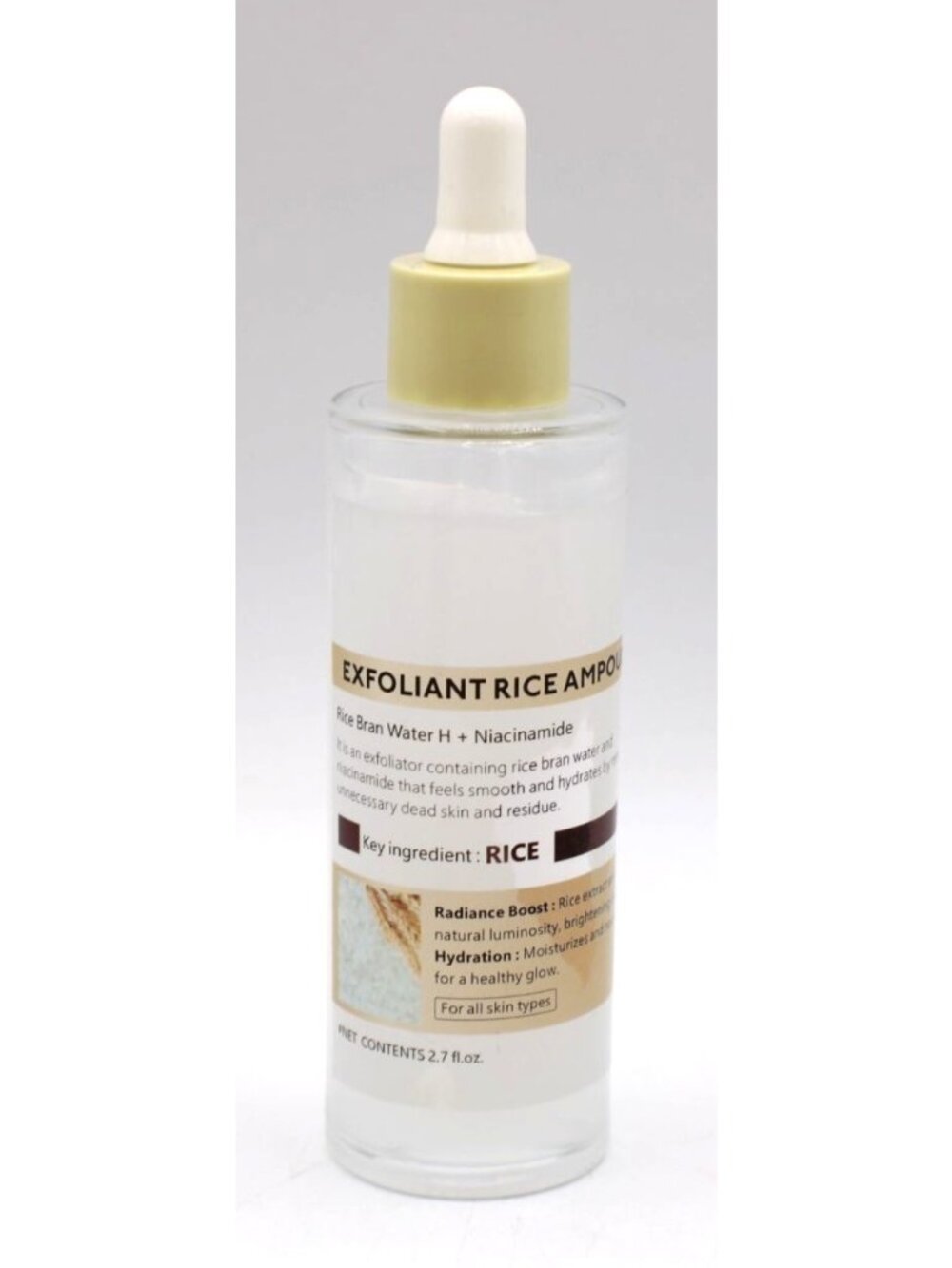 Dr. Melaxin Peel Shot Exfoliant Rice Ampoule 2.7oz Hydrating Serum All Skin Type
